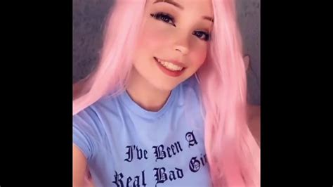 belle delphine shows tits|Belle Delphine shows boobs and plays with her pussy